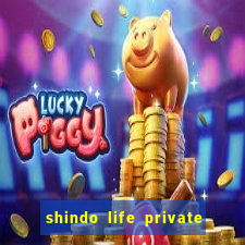 shindo life private server blaze